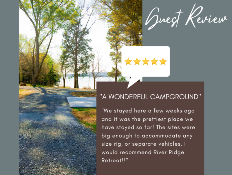 Guntersville RV Sites River Ridge Retreat
